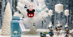 Mickey Mouse felt ornament