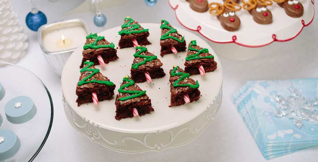 Pluto’s Christmas Tree Brownies