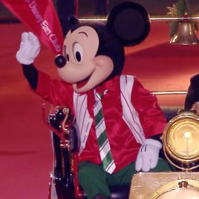 Mickey Mouse at the Hollywood Christmas Parade