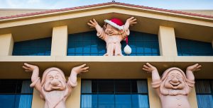 Walt Disney Studio lot Christmas