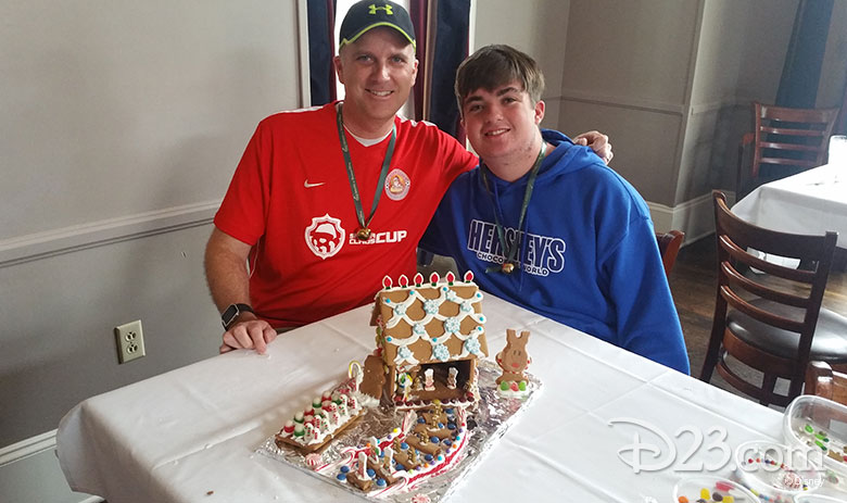 gingerbread house making event