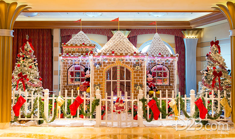 Gingerbread house on Disney Cruise Line
