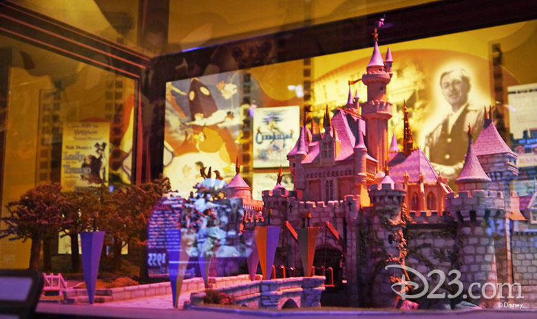 A model of Sleeping Beauty Castle for Disneyland Park.