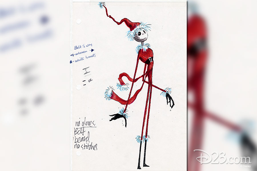 Concept art by a Disney Studio Artist - The Nightmare Before Christmas (1993)