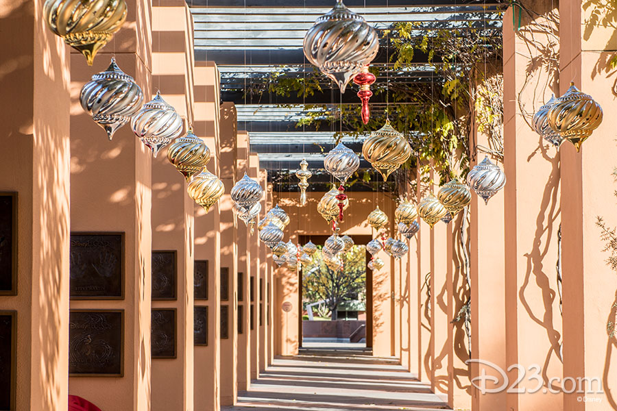 Walt Disney Studio lot Christmas