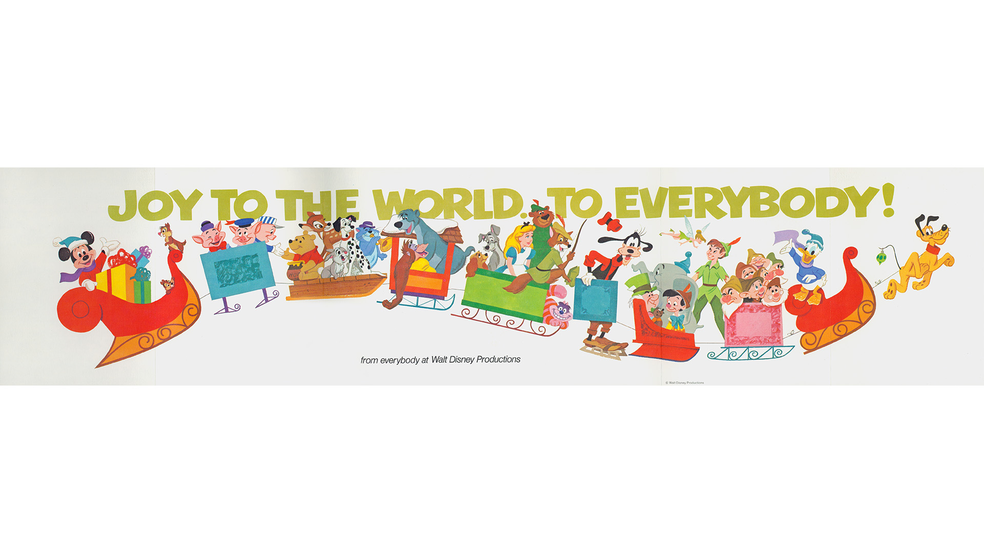 Disney Studio Christmas card