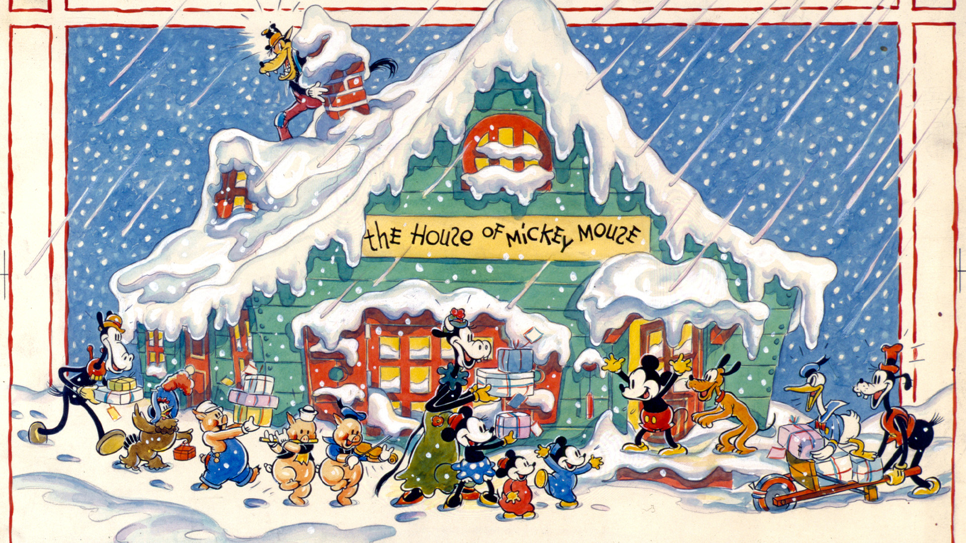 Disney Studio Christmas card