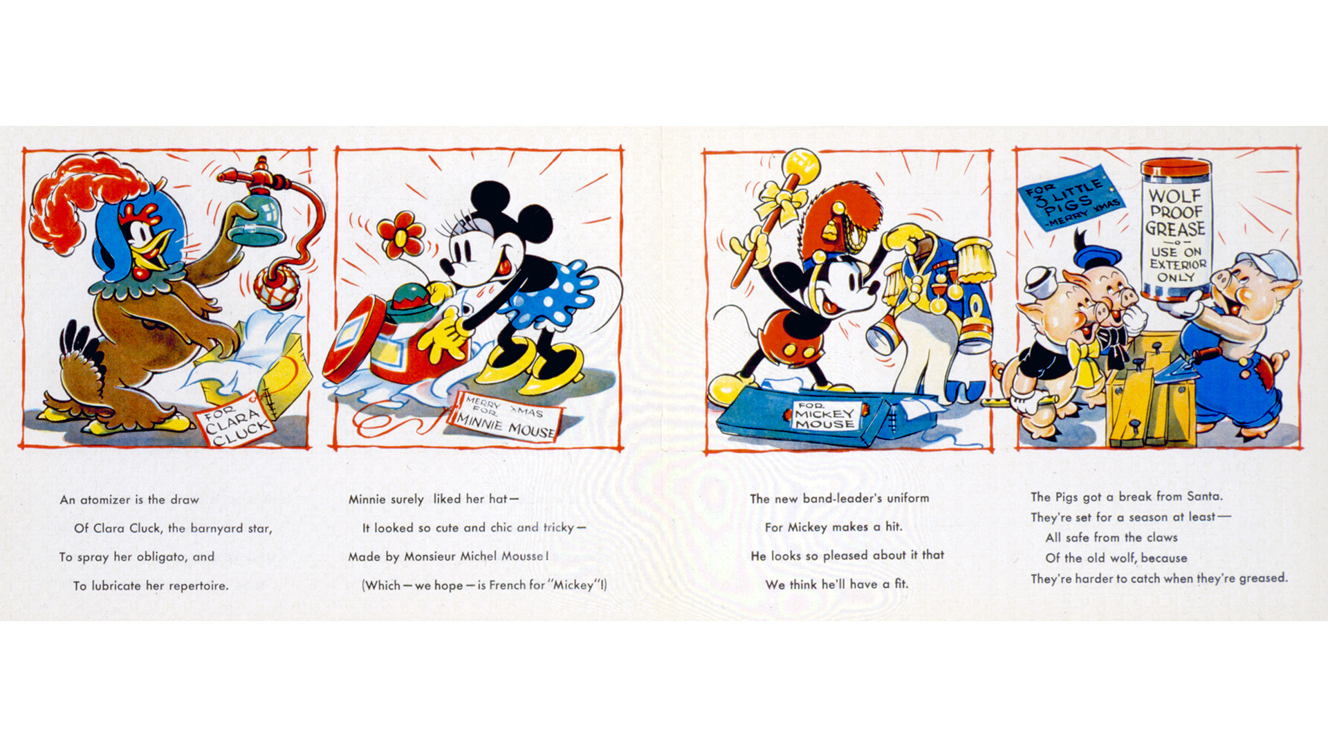 Disney Studio Christmas card