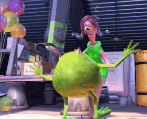 Mike Wazowski kiss