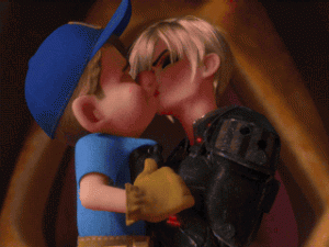 Wreck-It Ralph kiss