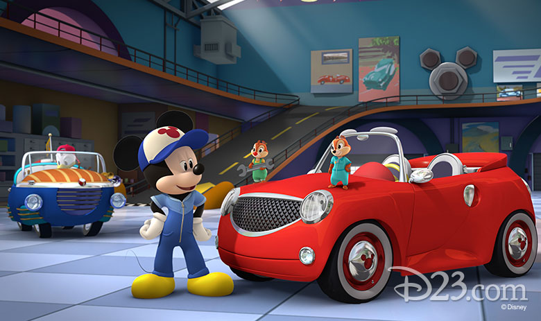 Mickey 2024 roadster garage