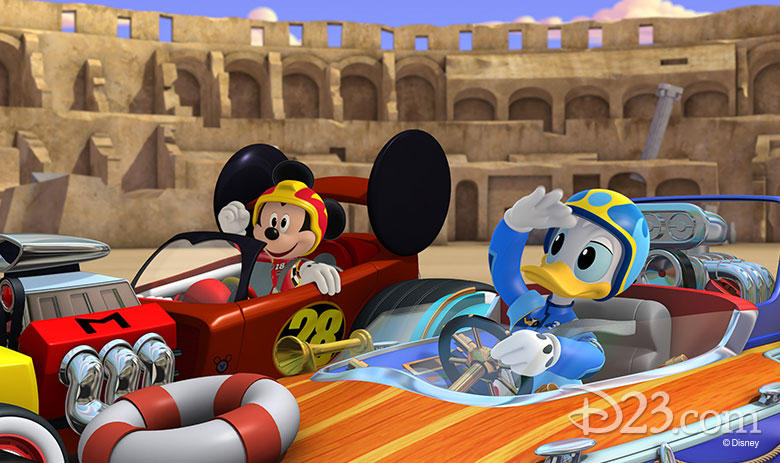 mickey roadster race track