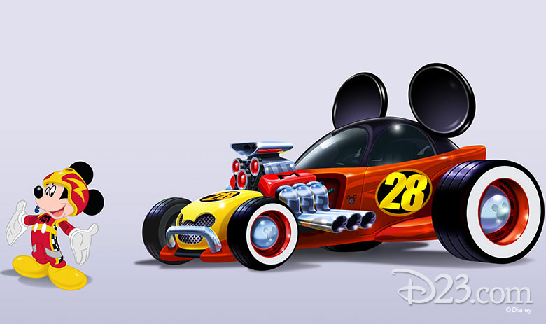 mickey race car