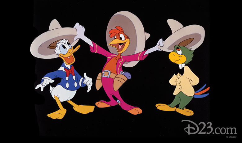 Donald, Panchito, and Jose