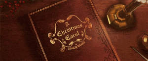 A Christmas Carol book animated gif