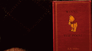 Winnie the Pooh book animated gif