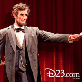 Abraham Lincoln Audio-animatronics human figure