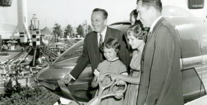 Walt Disney with Vice President Nixon and his family
