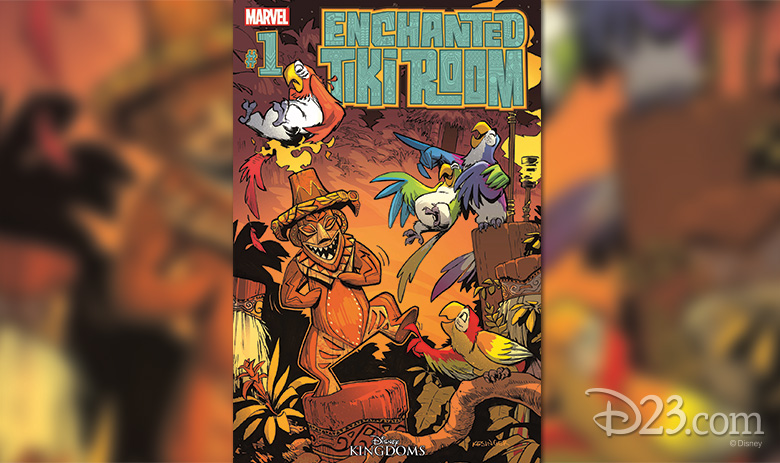 Enchanted Tiki Room comic book cover