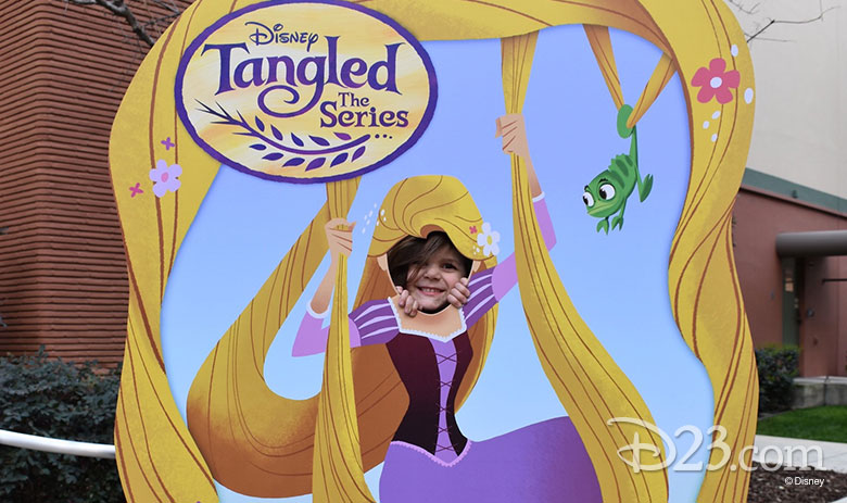 D23 Members at the Tangled event