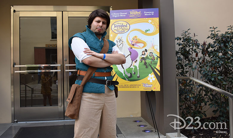 D23 Member dressed as Flynn