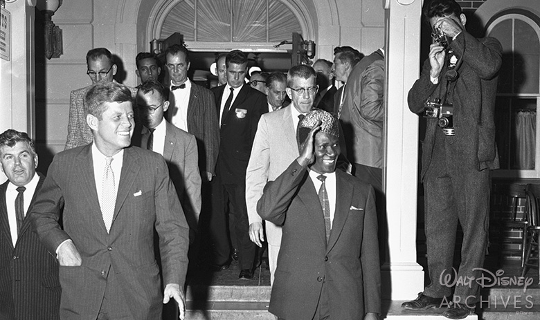 John F. Kennedy at Disneyland