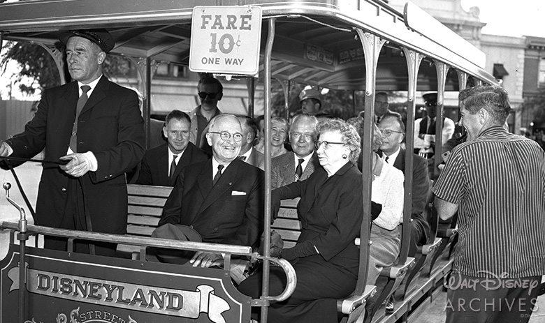 President Harry Truman at Disneyland