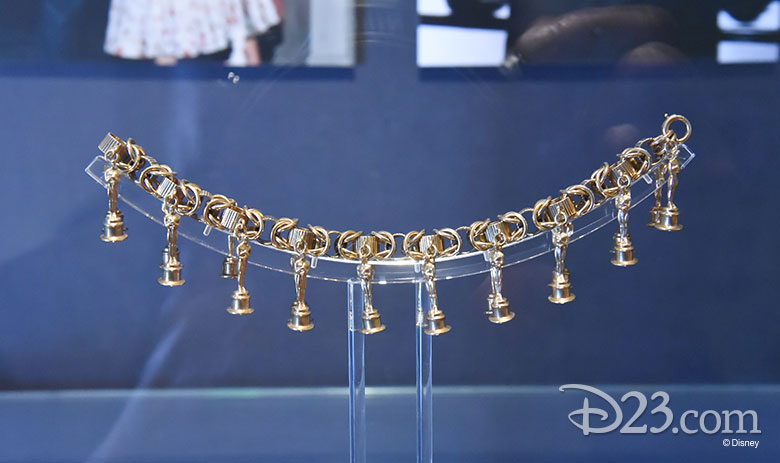 Gold Oscar charms requested by Walt Disney