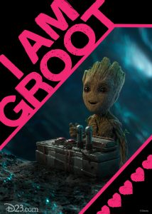 Groot Valentine's Day card downloadable