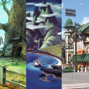 Disney location postcards