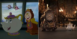 Beauty and the Beast animated and live action