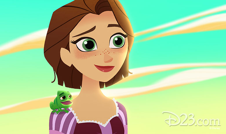 Rapunzel and Pascal