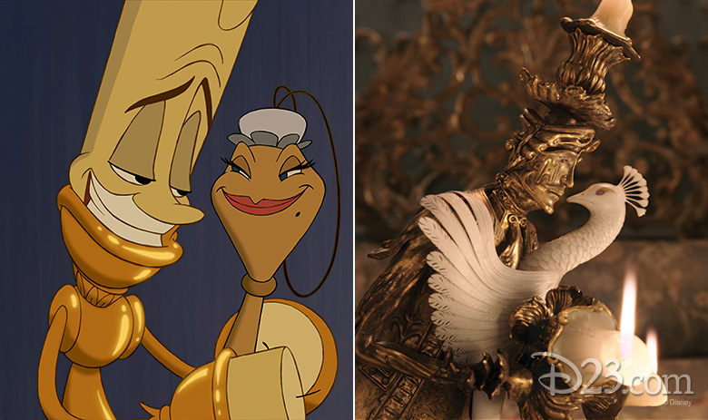 Lumiere animated and live action