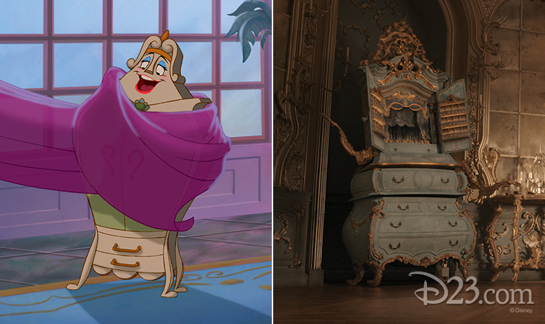 Then And Now The Enchanting Cast Of Magical Objects In Beauty And The Beast D23