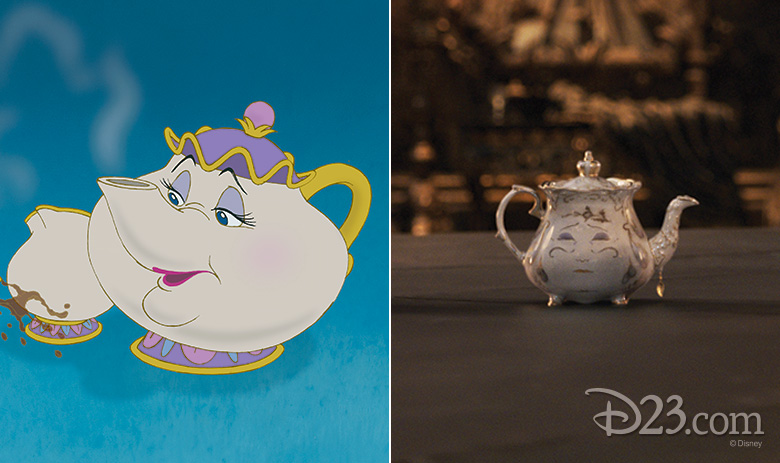 Then And Now The Enchanting Cast Of Magical Objects In Beauty And The Beast D23