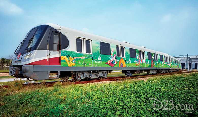 Spring-themed train overlay