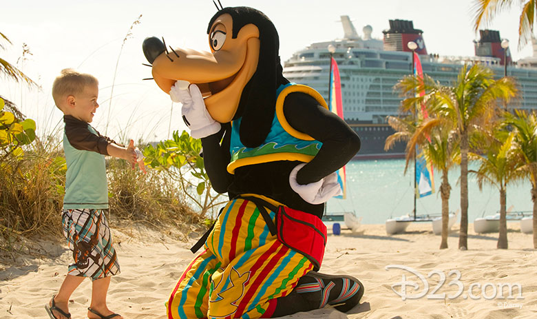 Goofy at Castaway Cay