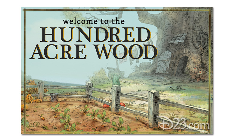 Hundred Acre Wood postcard