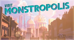 Monstropolis postcard