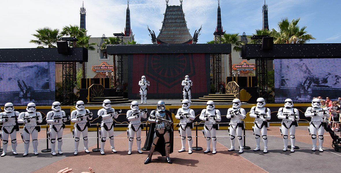 Star Wars Holocron on X: Endor speeder bikes at Disneyland After Dark's  Star Wars Nite event  / X