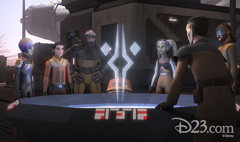 The Star Wars Rebels Ghost crew