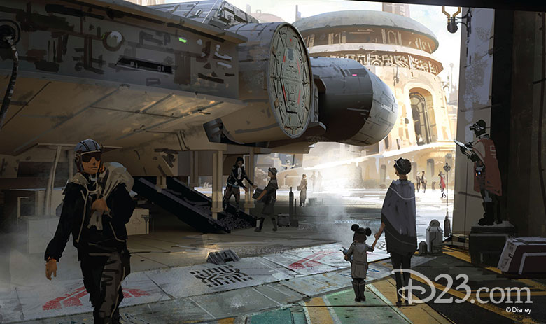 Star Wars-themed Lands concept art