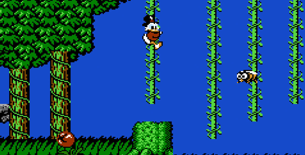 video game with goofy and donald duck