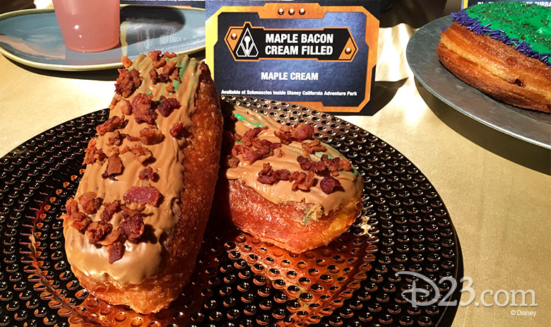 Maple-bacon-filled doughnut