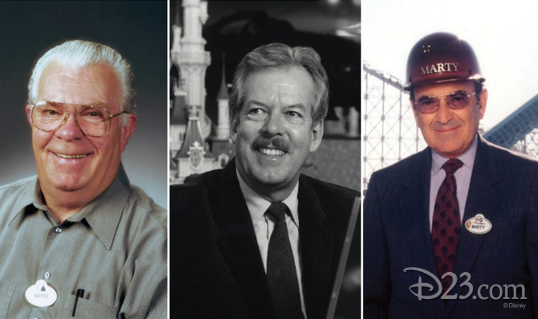 Wayne Jackson, Tony Baxter, and Marty Sklar