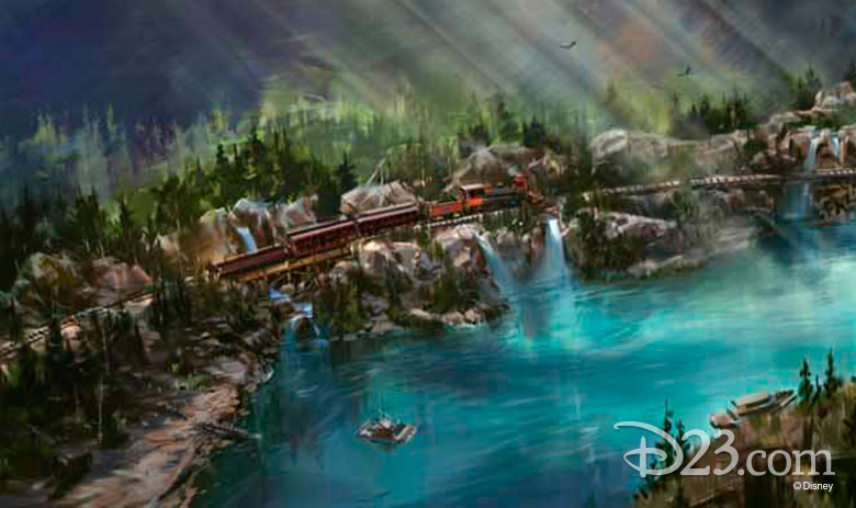 Disneyland Railroad concept art