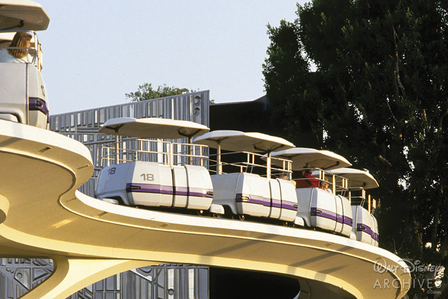 PeopleMover photo from the Walt Disney Archives