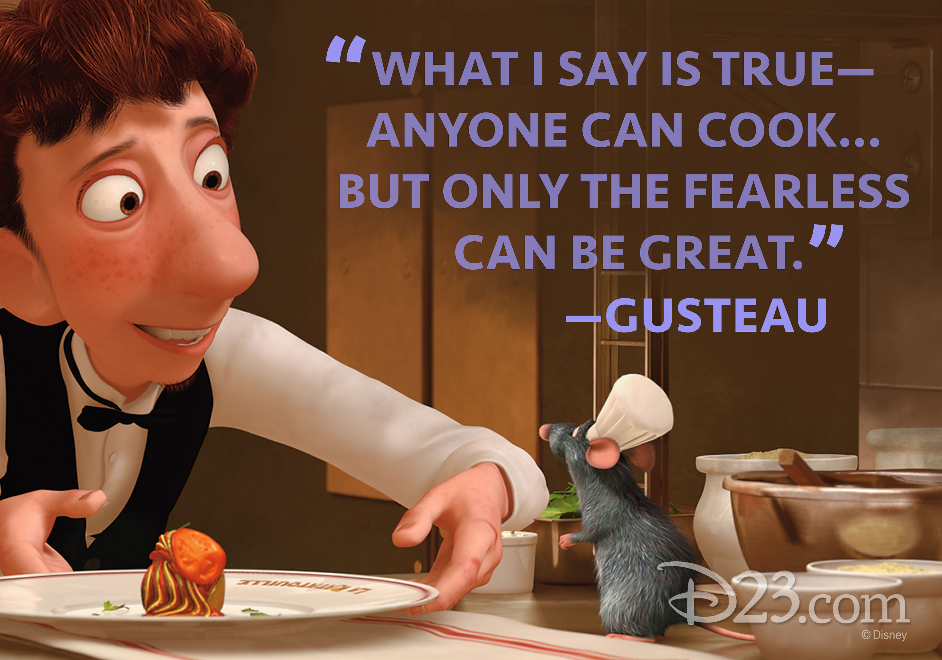 Ratatouille Quotes ArtStation Ratatouille Quote Poster