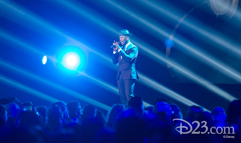 NeYo performing at D23 Expo 2015