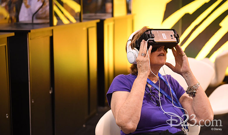 D23 Expo 2017 show floor - The Lion King VR experience